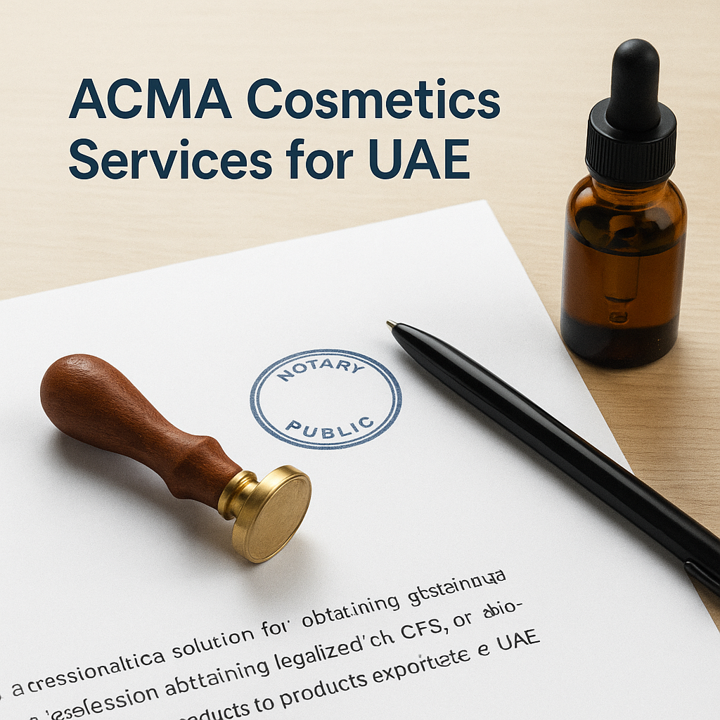 ACMA Cosmetics Services for UAE